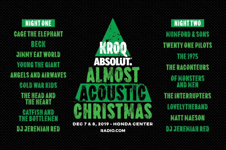 2019 Almost Acoustic Christmas Lineup Announced Beyond The Stage Magazine