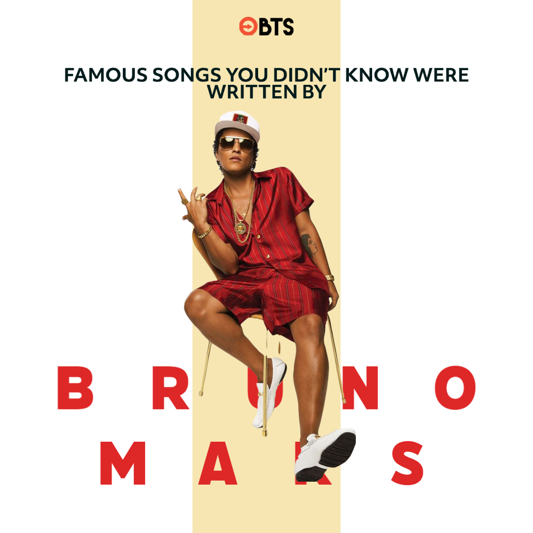 Bruno Mars Famous Songs You Didnt Know He Wrote Beyond The Stage